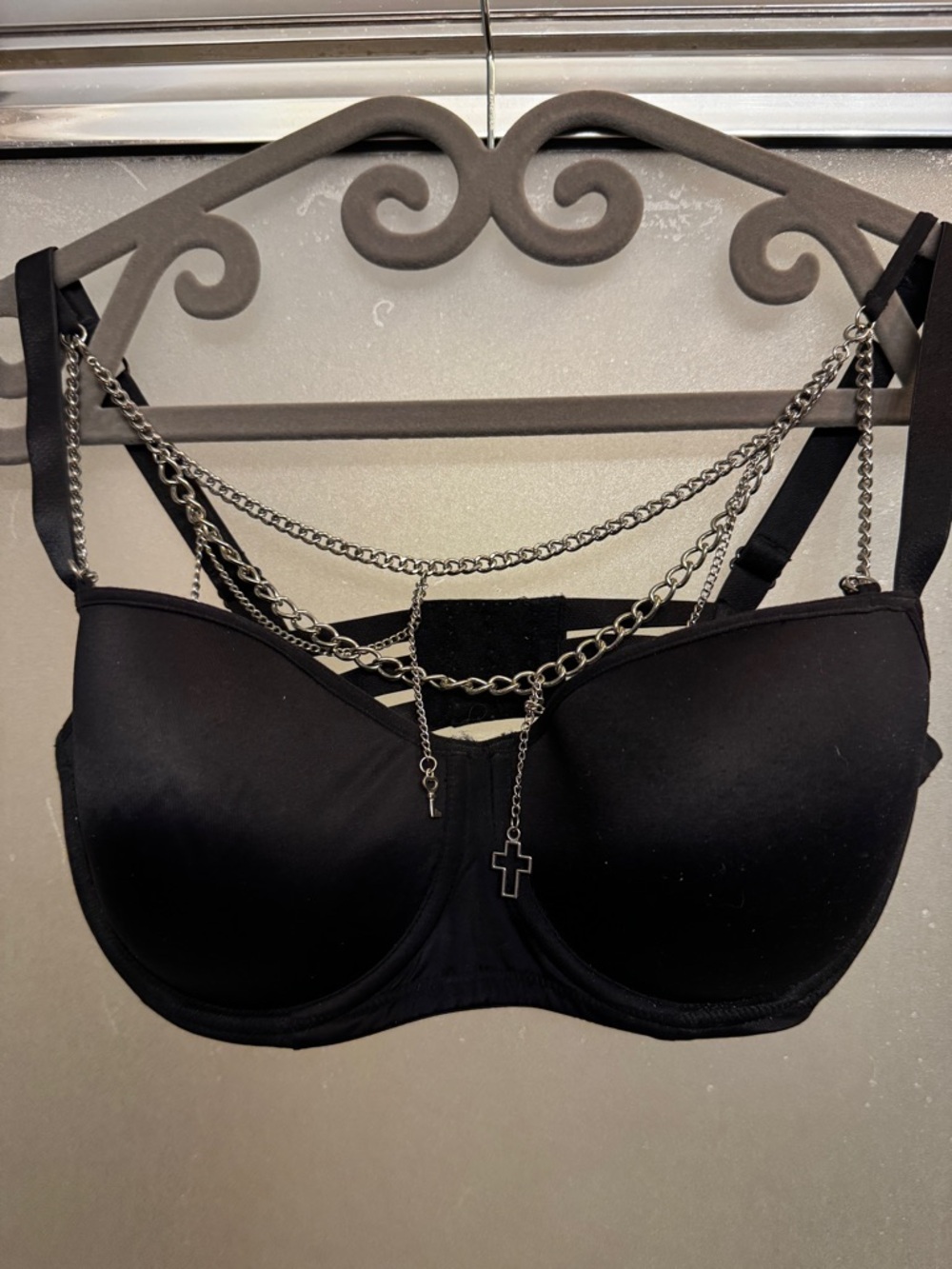 Marlies Dekkers Black Chain-Detail Balconette Bra - Women Intimates